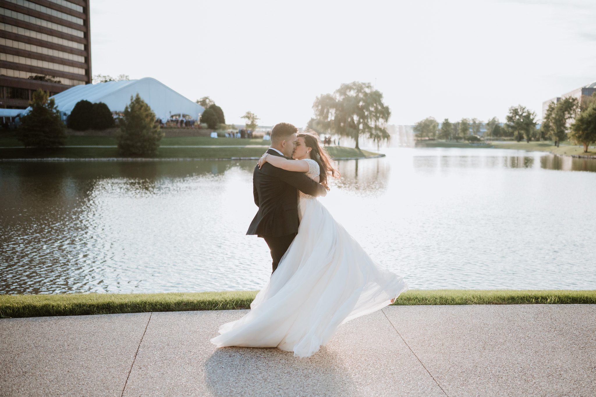 Itasca Illinois wedding lakeside