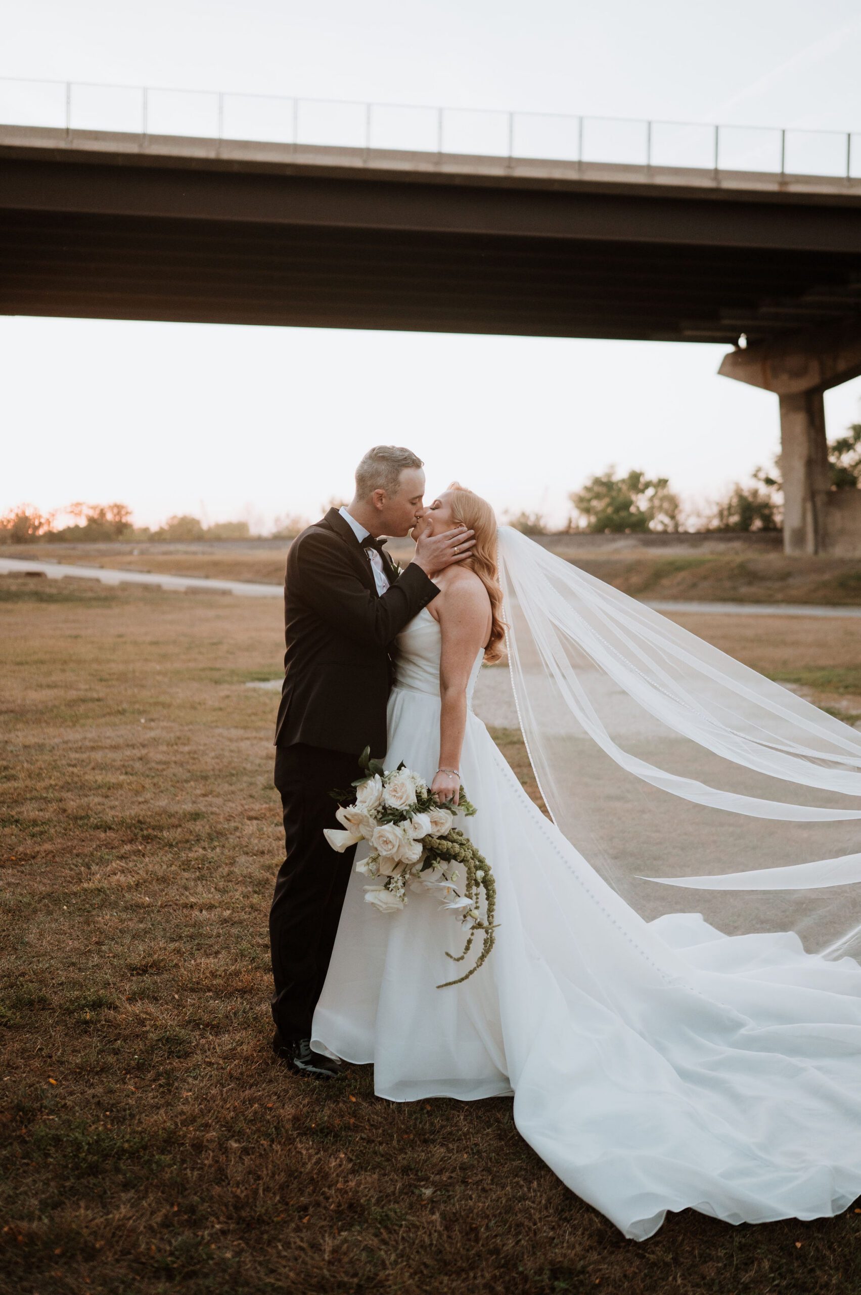 Lemont engagement session with unique historic architecture