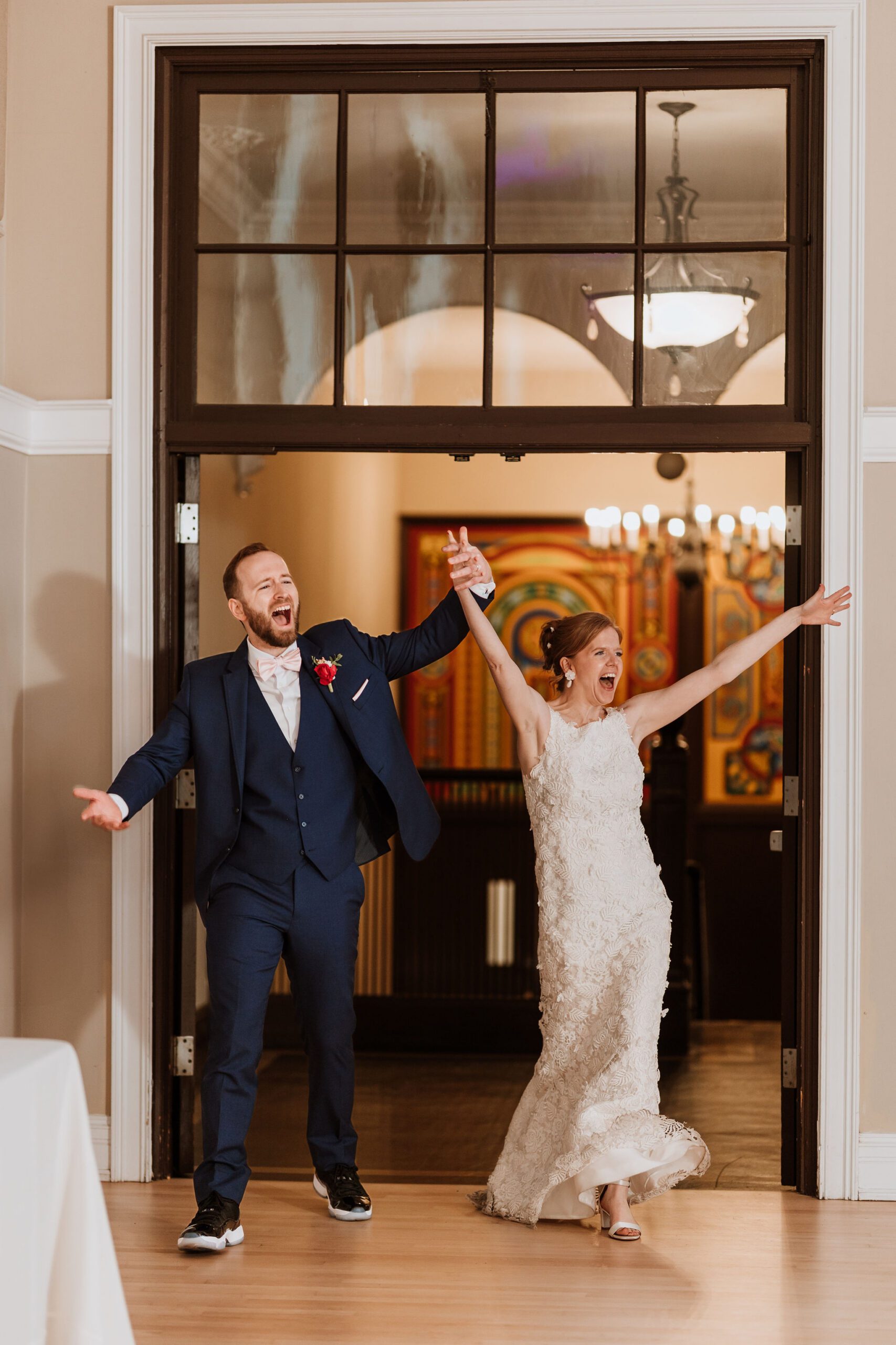 Irish American Heritage Center bride and groom